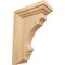 Ekena Millwork 2 1/2"W x 4"D x 6"H Small Thompson Wood Bracket, Red Oak BKTW02X04X06TMRO - alternate 1